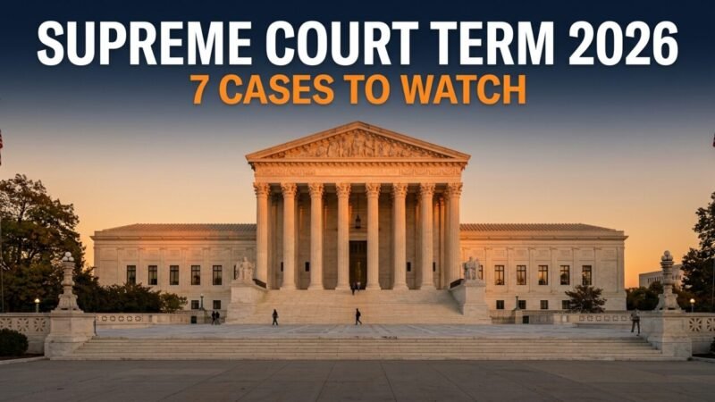 Supreme Court term 2026: the US Supreme Court building