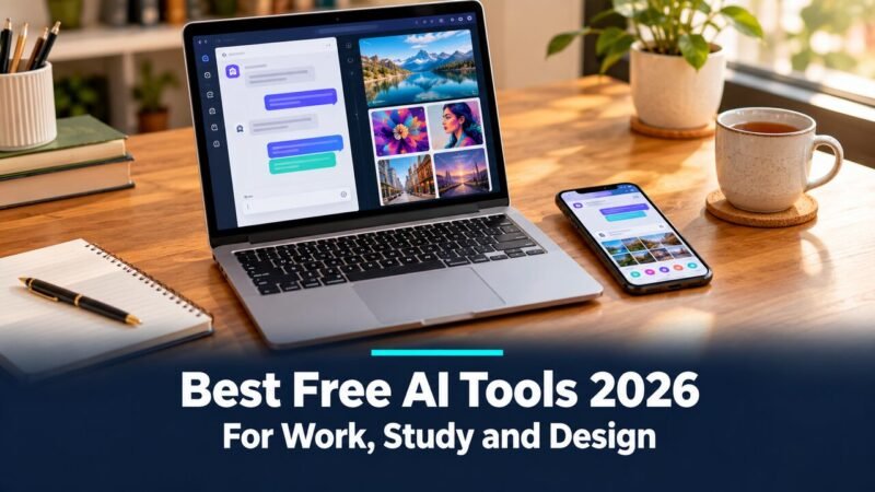 Free AI tools 2026: the best ones for work, study and design
