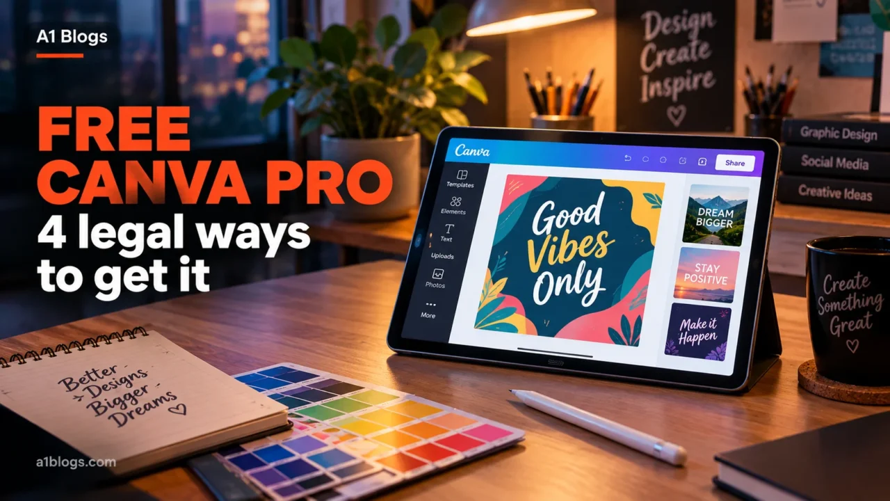 Free Canva Pro: 4 legal ways to get Canva Pro features