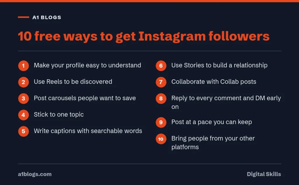Free Instagram followers: 10 free ways to get Instagram followers