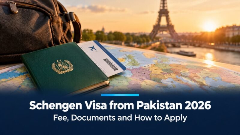 Schengen visa from Pakistan 2026: fee, documents and how to apply