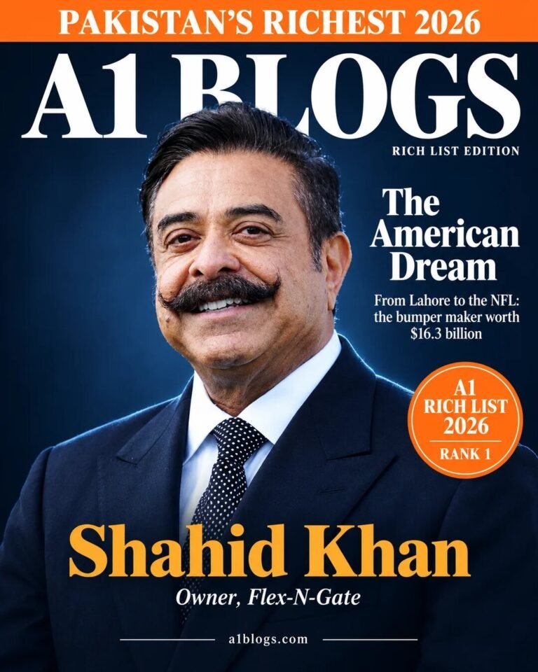 Shahid Khan – A1 Blogs Rich List