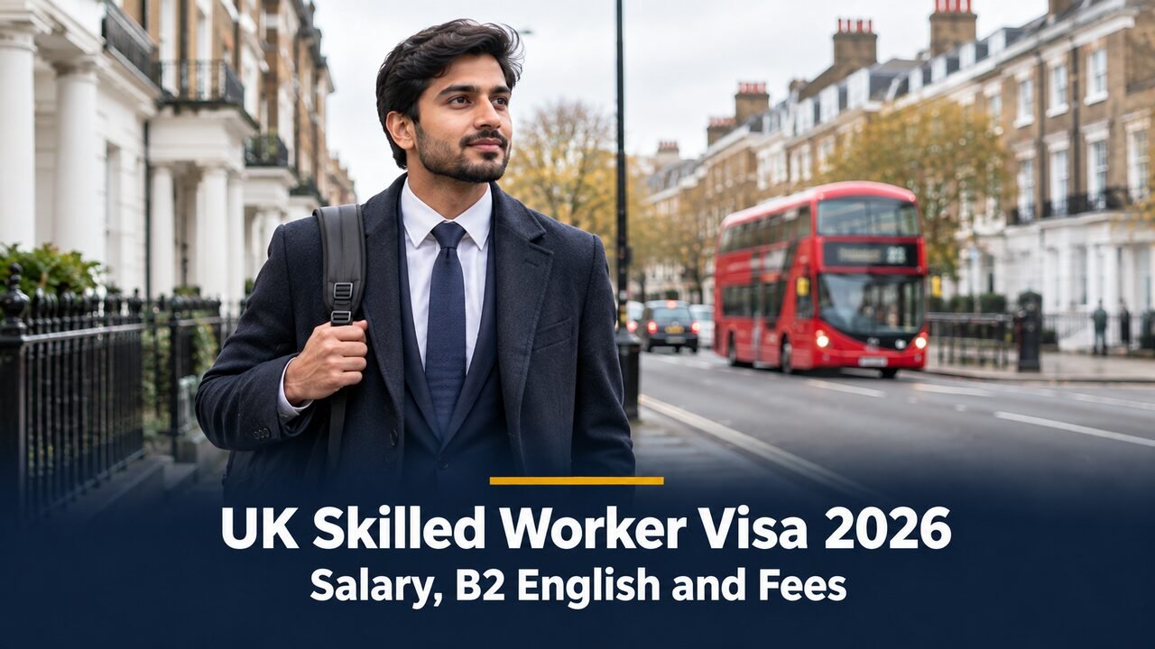 Skilled Worker visa 2026: UK salary, B2 English and fees
